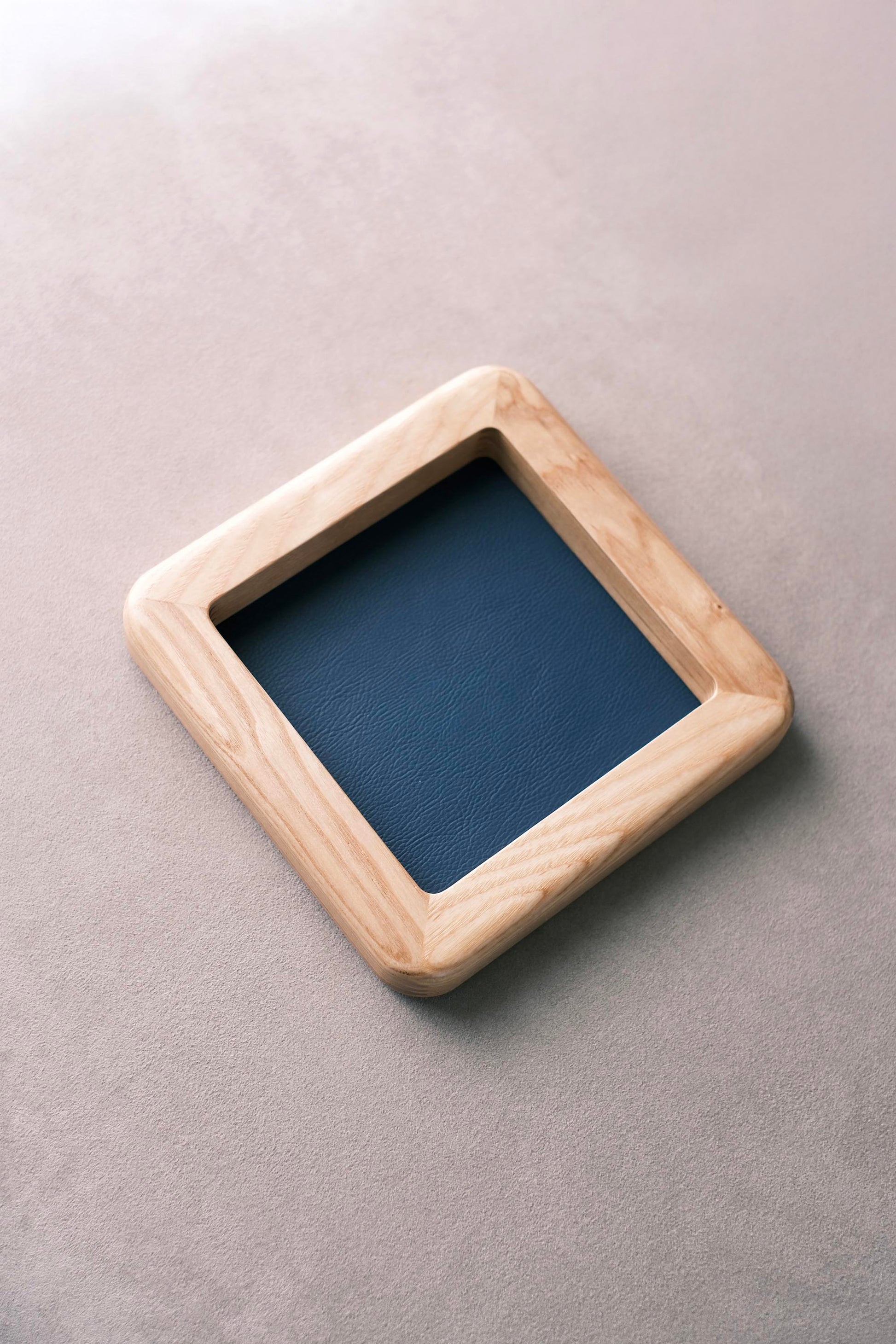 MJ88 Foldable Mahjong Dining Table – Royal Navy Blue with Hokkaido Ash Color