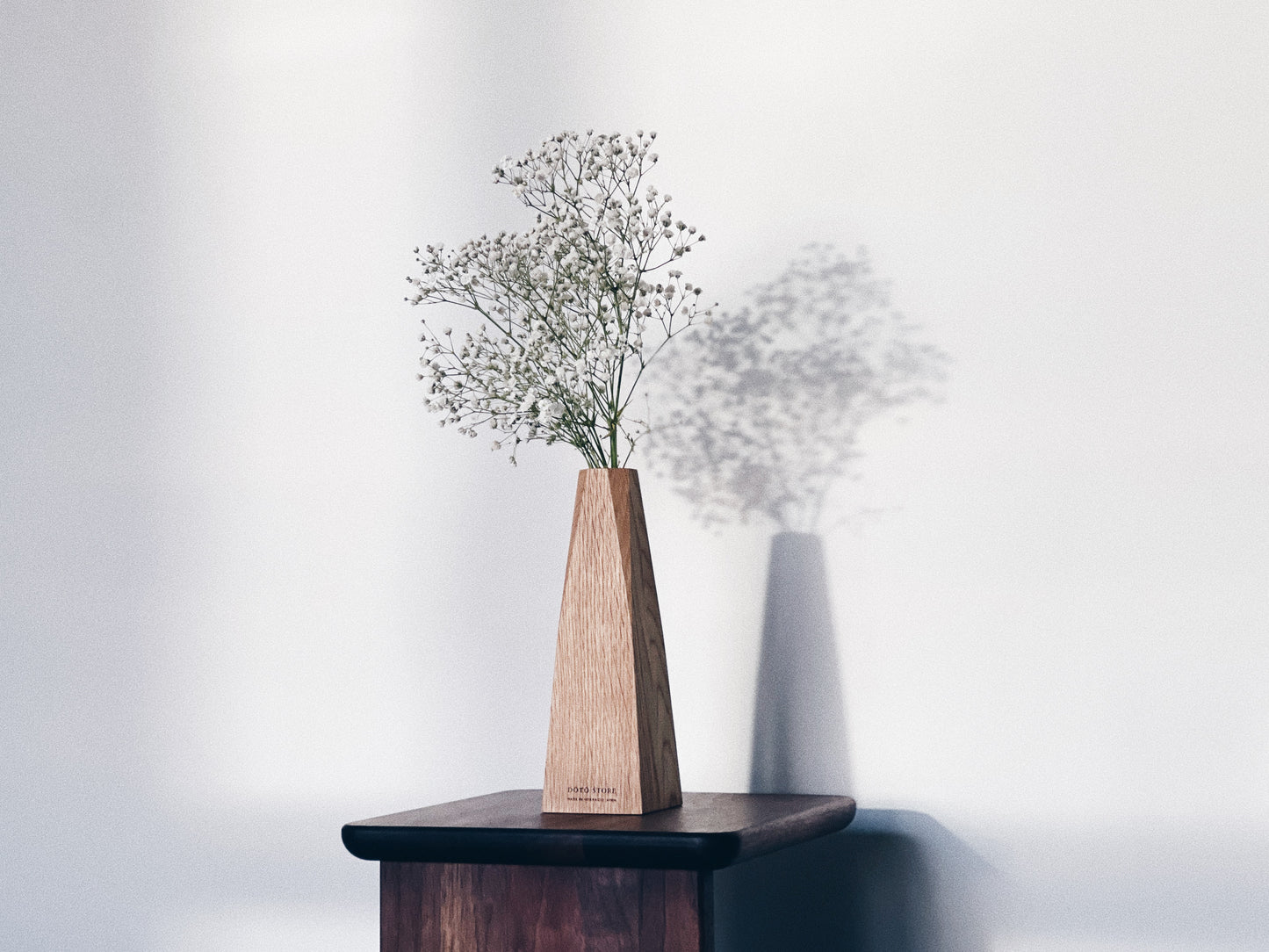 JDF214 VASE – NARA OAK|一輪挿し花瓶|日本北海道實木